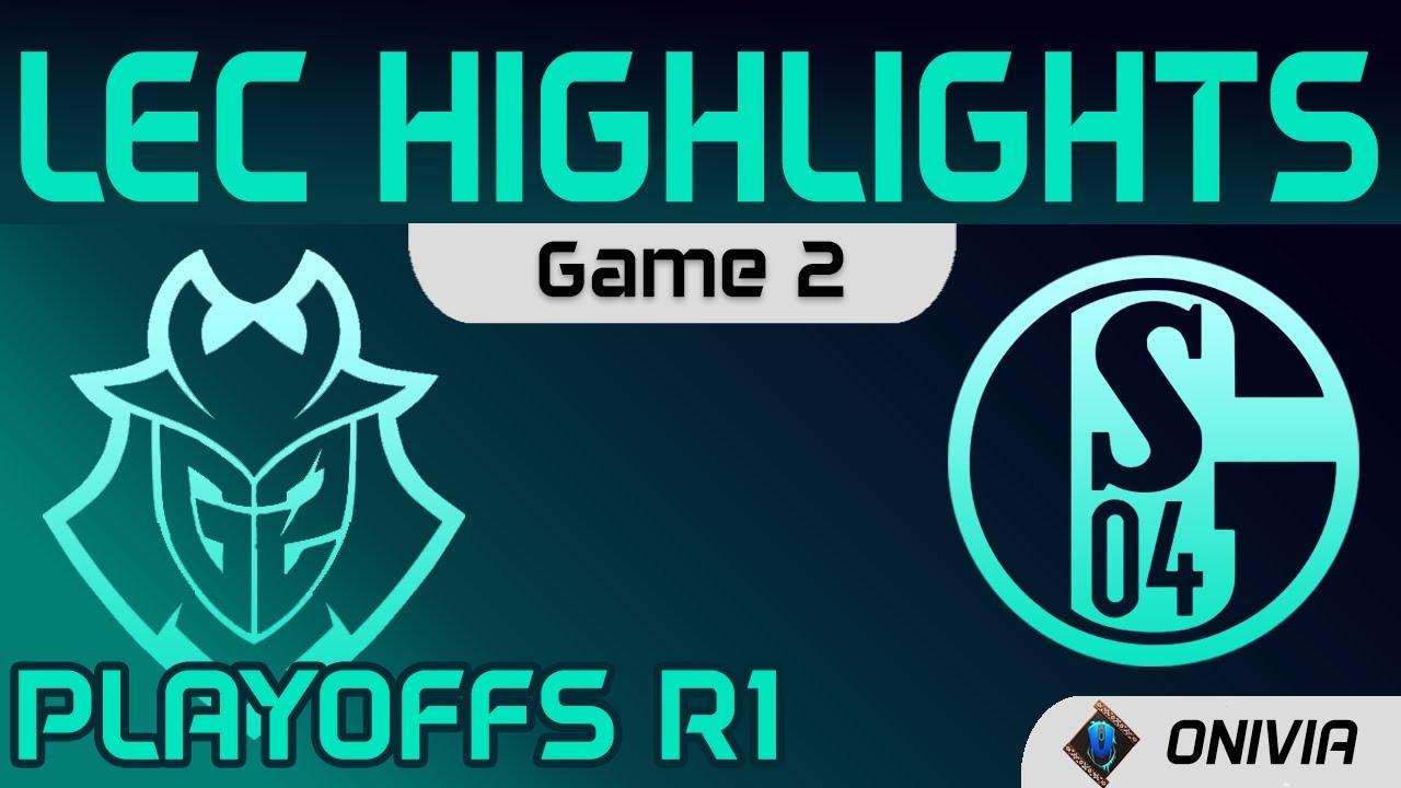 G2 vs S04 Highlights Game 2 Playoffs R1 LEC Spring 2021 G2 Esports vs Schalke 04 by Onivia thumbnail