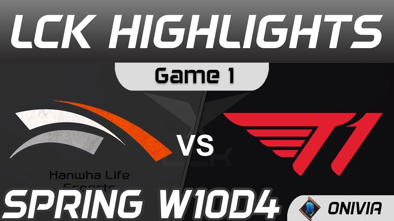 HLE vs T1 Highlights Game 1 Spring Season 2021 W10D4 Hanwha Life Esports vs T1 by Onivia thumbnail