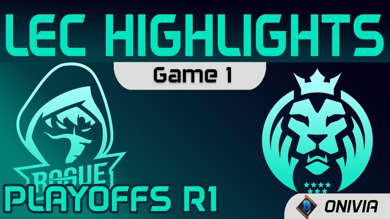 RGE vs MAD Highlights Game 1 Playoffs R1 LEC Spring 2021 Rogue vs MAD Lions by Onivia thumbnail