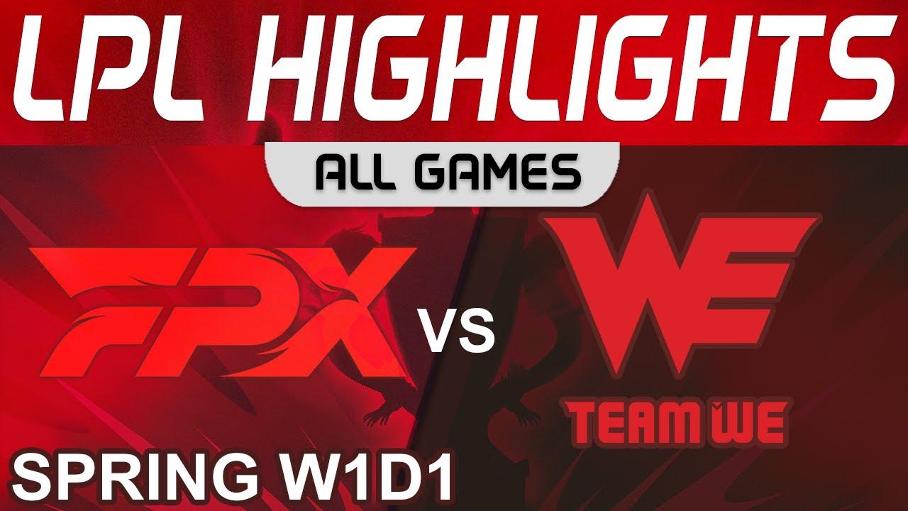 FPX vs WE Highlights ALL GAMES LPL Spring Season 2023 W1D1 FunPlus Phoenix vs Team WE by Onivia thumbnail