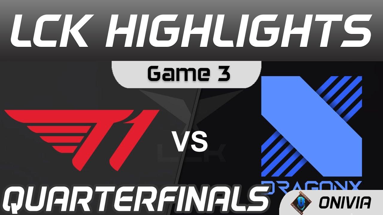 T1 vs DRX Highlights Game 3 Quarterfinals Spring Playoffs 2021 T1 vs DragonX by Onivia thumbnail