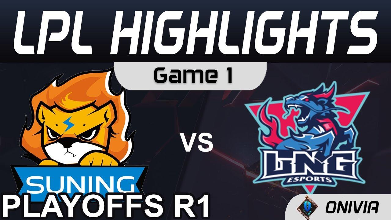 SN vs LNG Highlights Game 1 LPL Spring Playoffs R1 2021 Suning vs LNG Esports by Onivia thumbnail