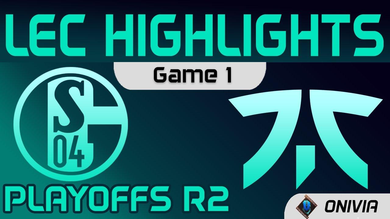 S04 vs FNC Highlights Game 1 Playoffs R2 LEC Spring 2021 Schalke 04 vs Fnatic by Onivia thumbnail