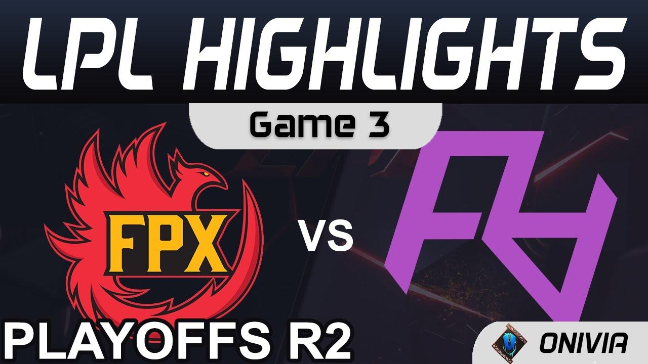 FPX vs RA Highlights Game 3 LPL Spring Playoffs R2 2021 FunPlus Phoenix vs Rare Atom by Onivia thumbnail