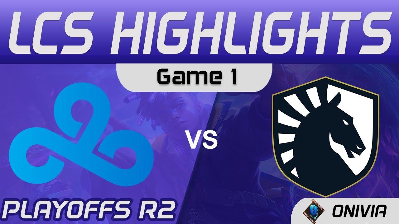 C9 vs TL Highlights Game 1 Playoffs R2 LCS Spring 2021 Cloud9 vs Team Liquid by Onivia thumbnail