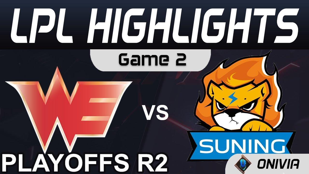 WE vs SN Highlights Game 2 LPL Spring Playoffs R2 2021 Team WE vs Suning by Onivia thumbnail