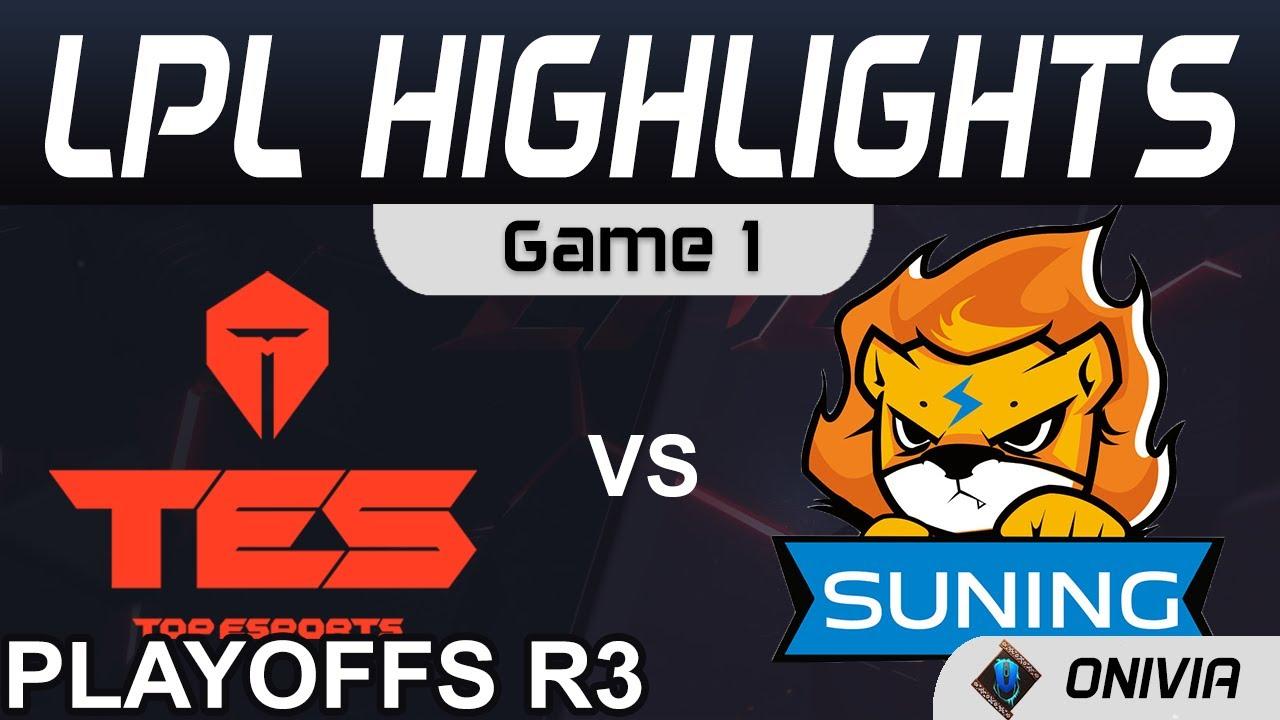 TES vs SN Highlights Game 1 LPL Spring Playoffs R3 2021 Top Esports vs Suning by Onivia thumbnail