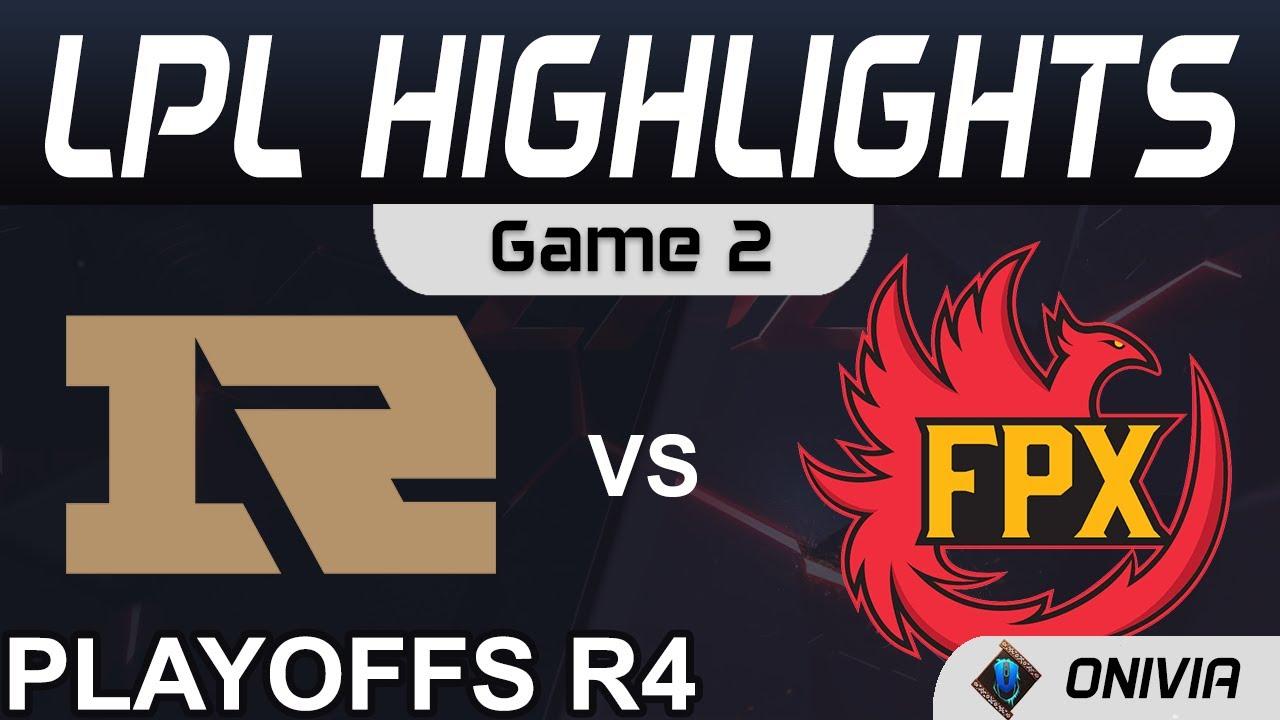 RNG vs FPX Highlights Game 2 LPL Spring Playoffs R4 2021 Royal Never Give Up vs FunPlus Phoenix by O thumbnail