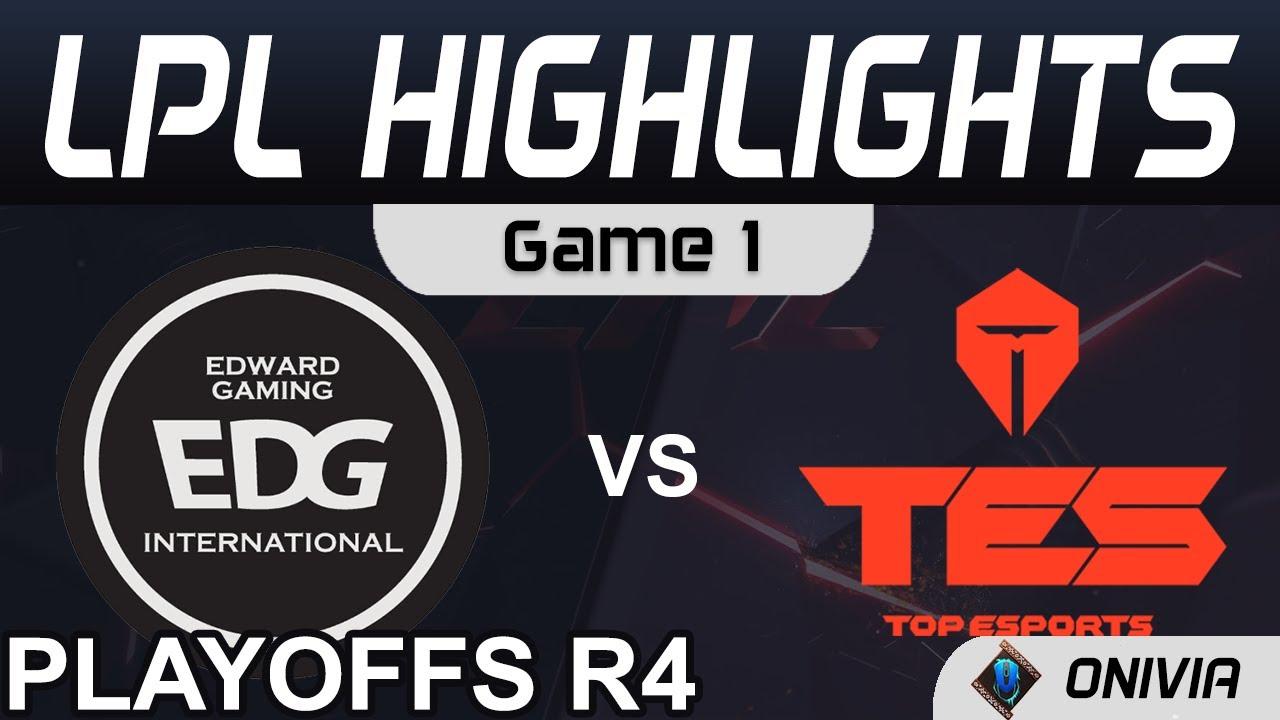 EDG vs TES Highlights Game 1 LPL Spring Playoffs R4 2021 EDward Gaming vs Top Esports by Onivia thumbnail