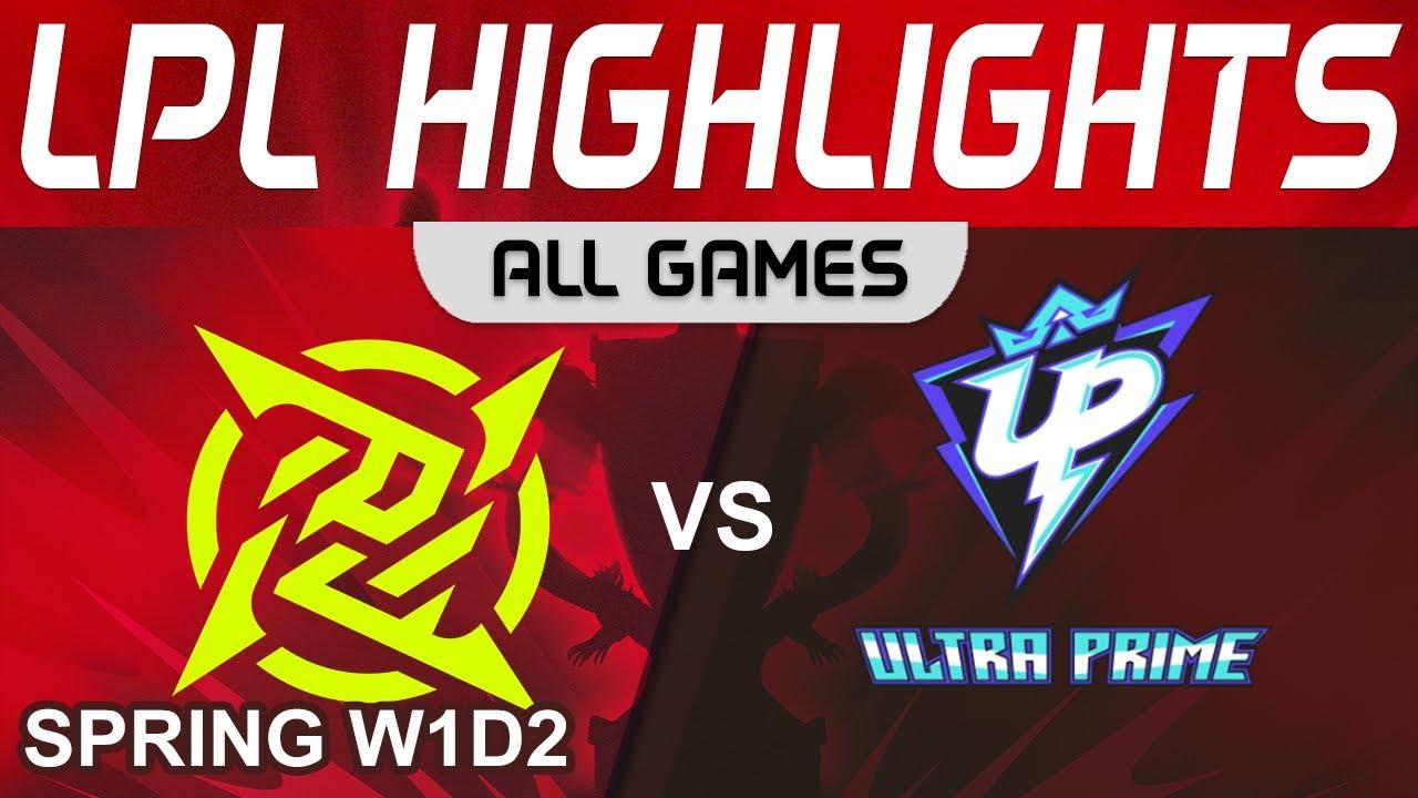 NIP vs UP Highlights ALL GAMES LPL Spring Season 2023 W1D2 Ninjas in Pyjamas vs Ultra Prime by Onivi thumbnail