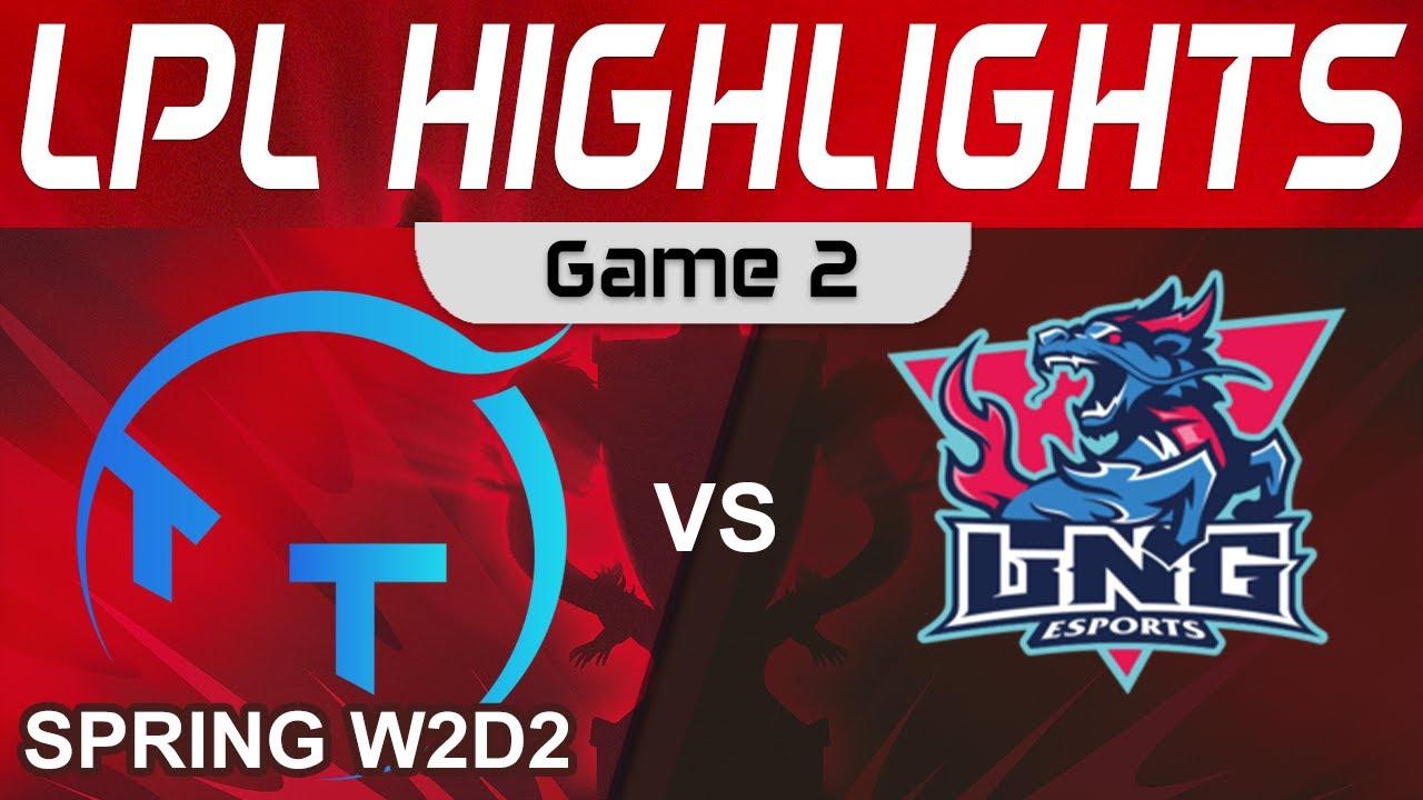 TT vs LNG Highlights Game 2 LPL Spring Season 2023 W2D2 ThunderTalk Gaming vs LNG Esports by Onivia thumbnail