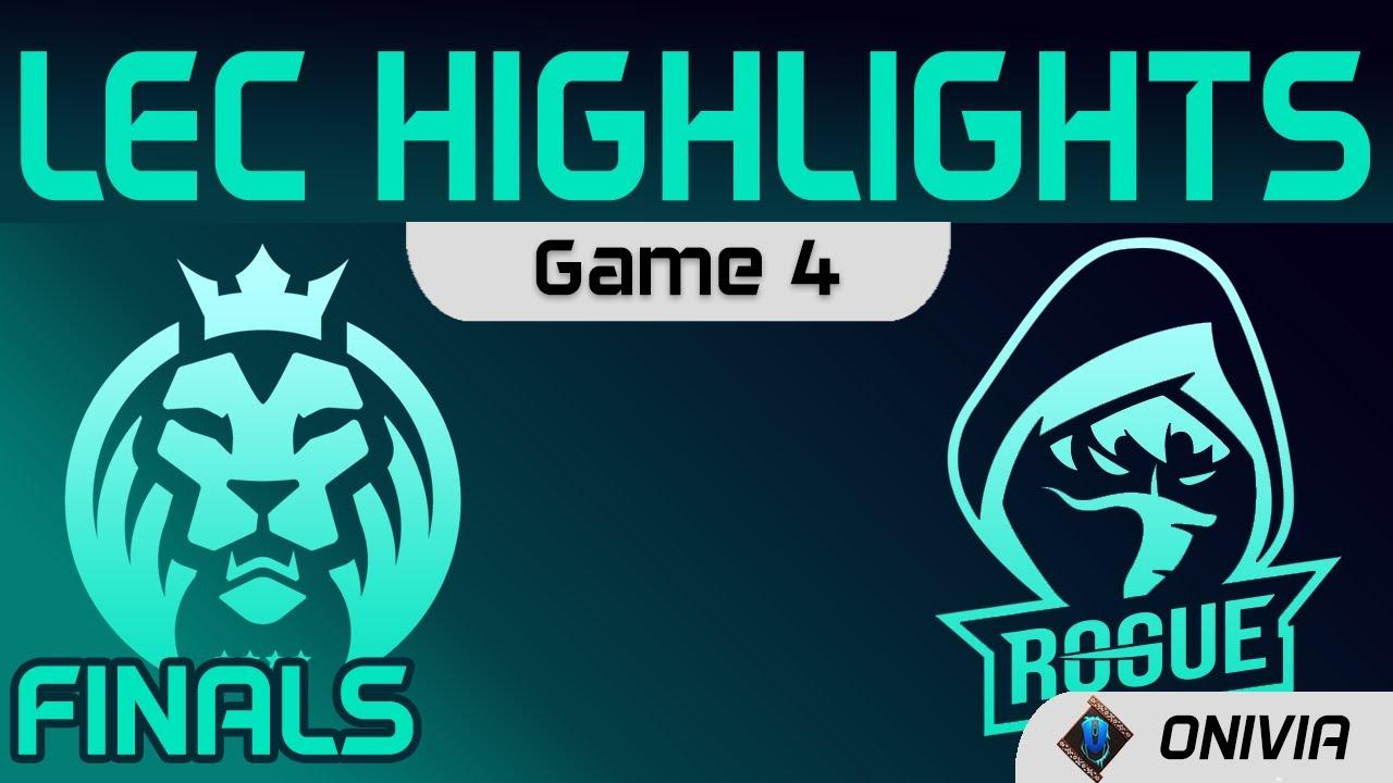 MAD vs RGE Highlights Game 4 Finals LEC Spring 2021 MAD Lions vs Rogue by Onivia thumbnail