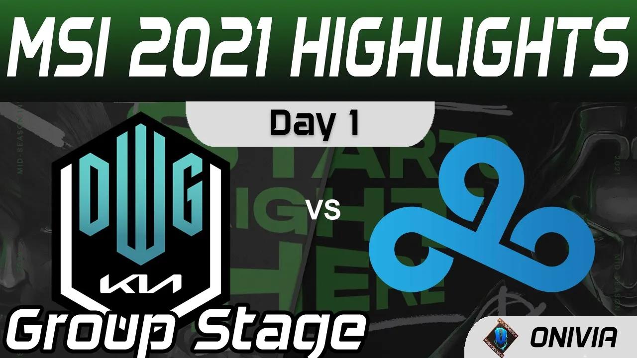 DK vs C9 Highlights MSI 2021 DWG KIA vs Cloud9 by Onivia thumbnail