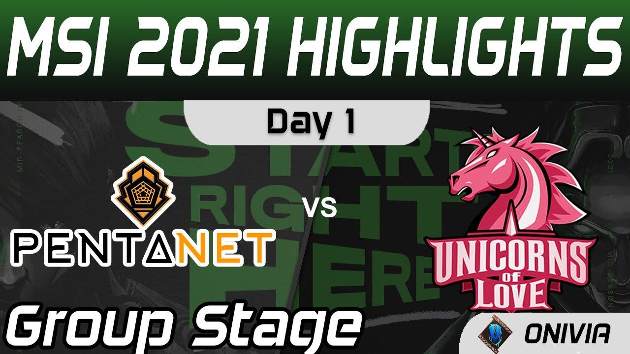 PGG vs UOL Highlights MSI 2021 Pentanet GG vs Unicorns Of Love by Onivia thumbnail