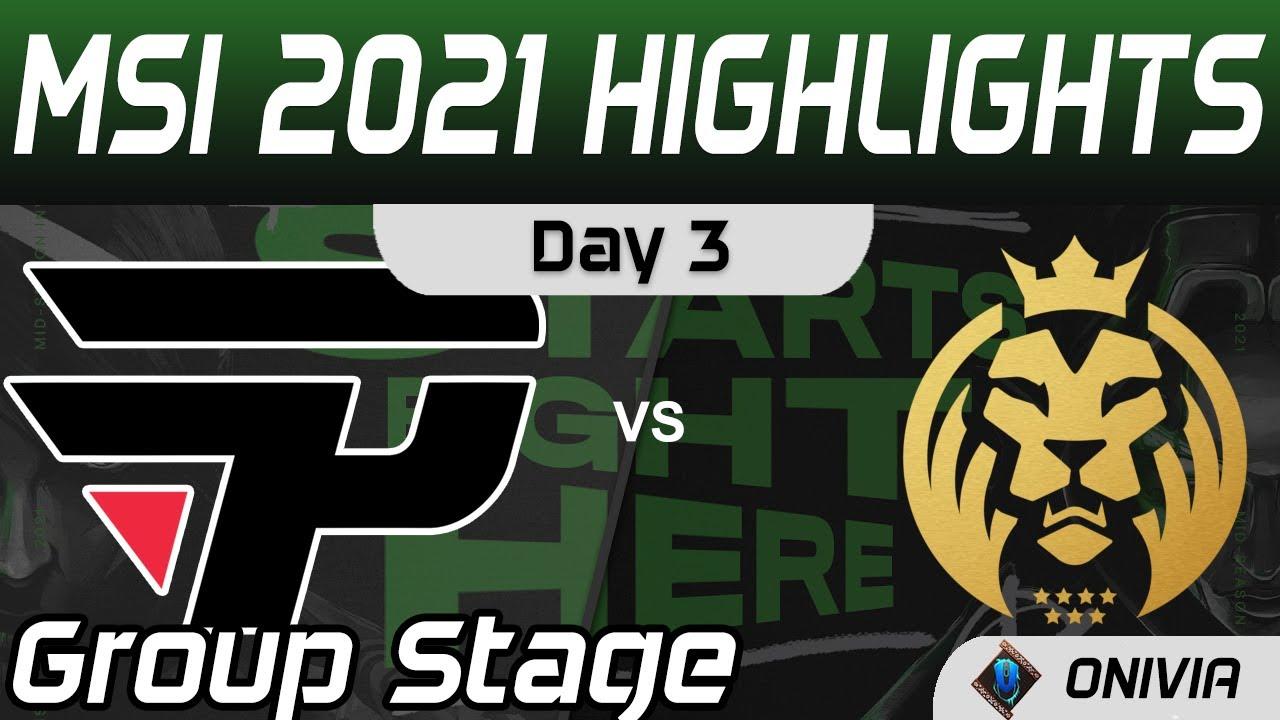 PNG vs MAD Highlights Day 3 MSI 2021 Group Stage paiN Gaming vs MAD Lions by Onivia thumbnail