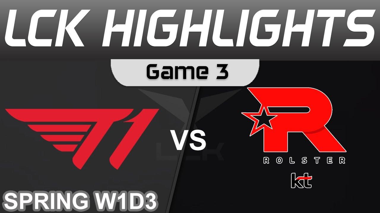 T1 vs KT Highlights Game 3 LCK Spring Season 2023 W1D3 T1 vs KT Rolster by Onivia thumbnail