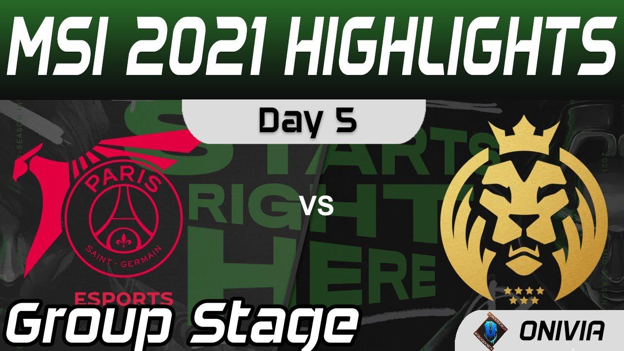 PSG vs MAD Highlights Day 5 MSI 2021 Group Stage PSG Talon vs MAD Lions by Onivia thumbnail