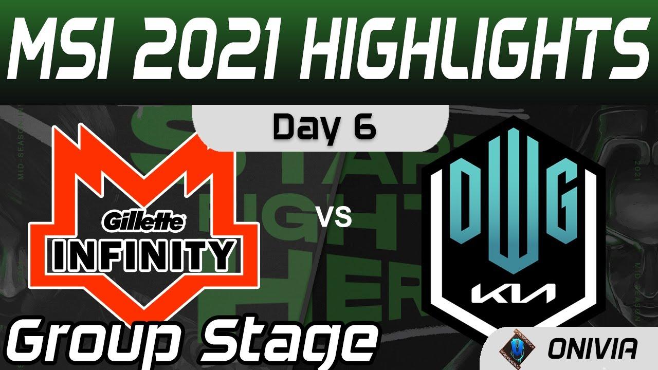 INF vs DK Highlights Day 6 MSI 2021 Group Stage Infinity Esports vs DWG Kia by Onivia thumbnail