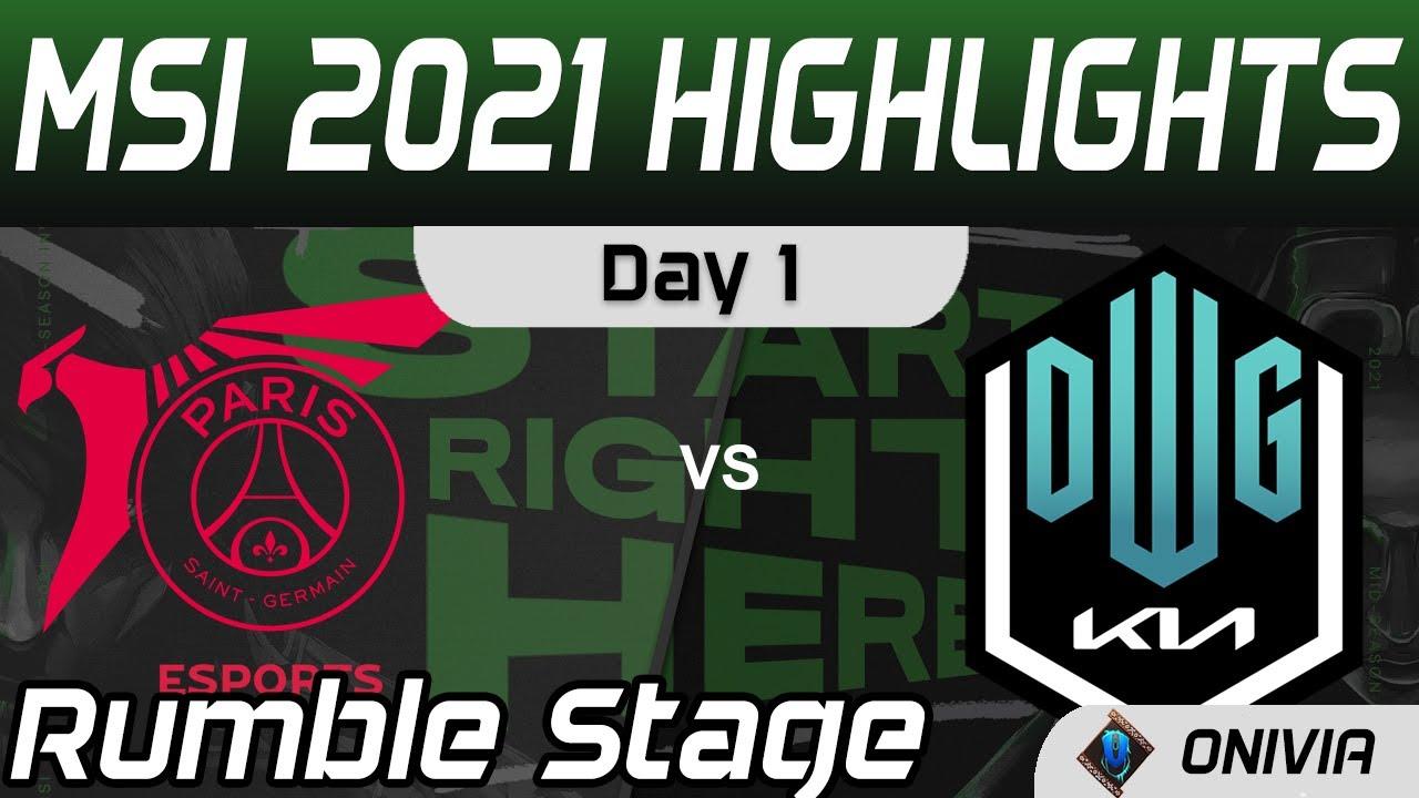 PSG vs DK Highlights Day 1 MSI 2021 Rumble PSG Talon vs DWG KIA by Onivia thumbnail