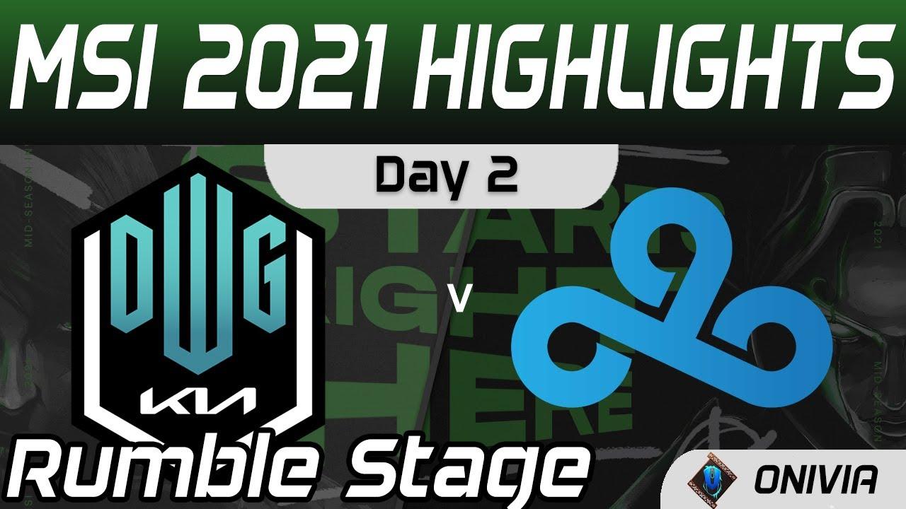 DK vs C9 Highlights MSI Rumble Stage Day 2 MSI 2021 DWG KIA vs Cloud9 by Onivia thumbnail