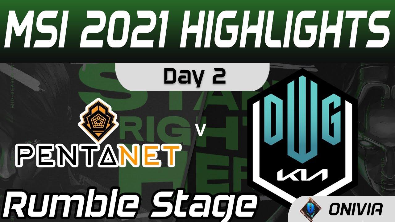 PGG vs DK MAD Highlights MSI Rumble Stage Day 2 MSI 2021 Pentanet GG vs DWG KIA by Onivia thumbnail