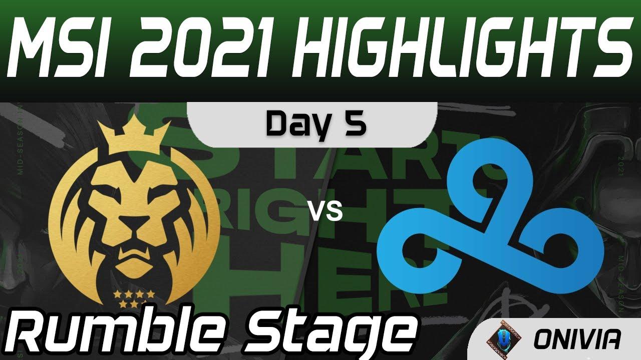 MAD vs C9 Highlights MSI Rumble Stage Day 5 MSI 2021 MAD Lions vs Cloud9 by Onivia thumbnail