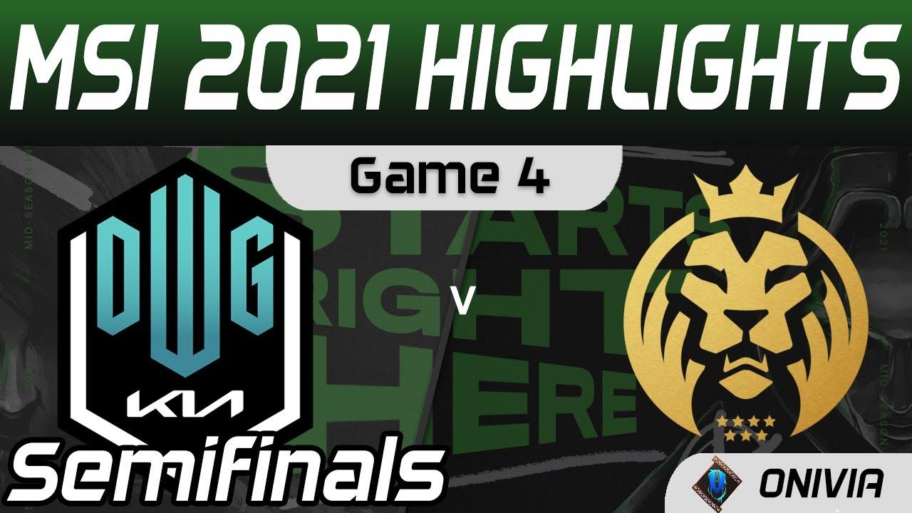 DK vs MAD Highlights Game 4 Semifinals MSI 2021 DWG KIA vs MAD Lions by Onivia thumbnail