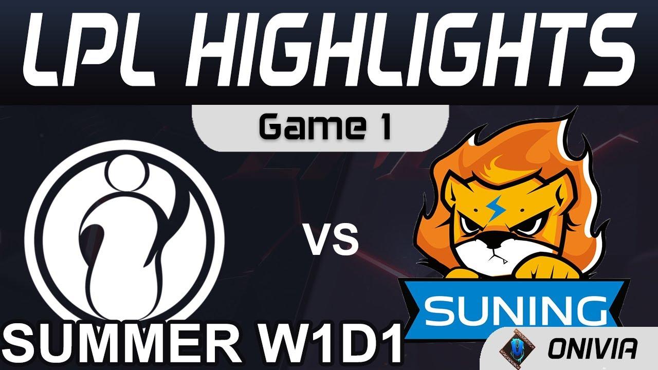 IG vs SN Highlights Game 1 LPL Summer Season 2021 W1D1 Invictus Gaming vs Suning by Onivia thumbnail