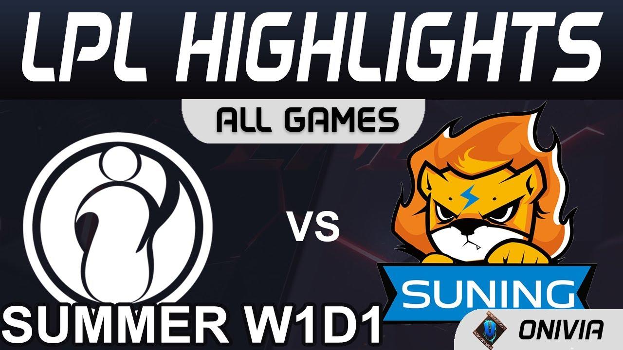 IG vs SN Highlights ALL GAMES LPL Summer Season 2021 W1D1 Invictus Gaming vs Suning by Onivia thumbnail