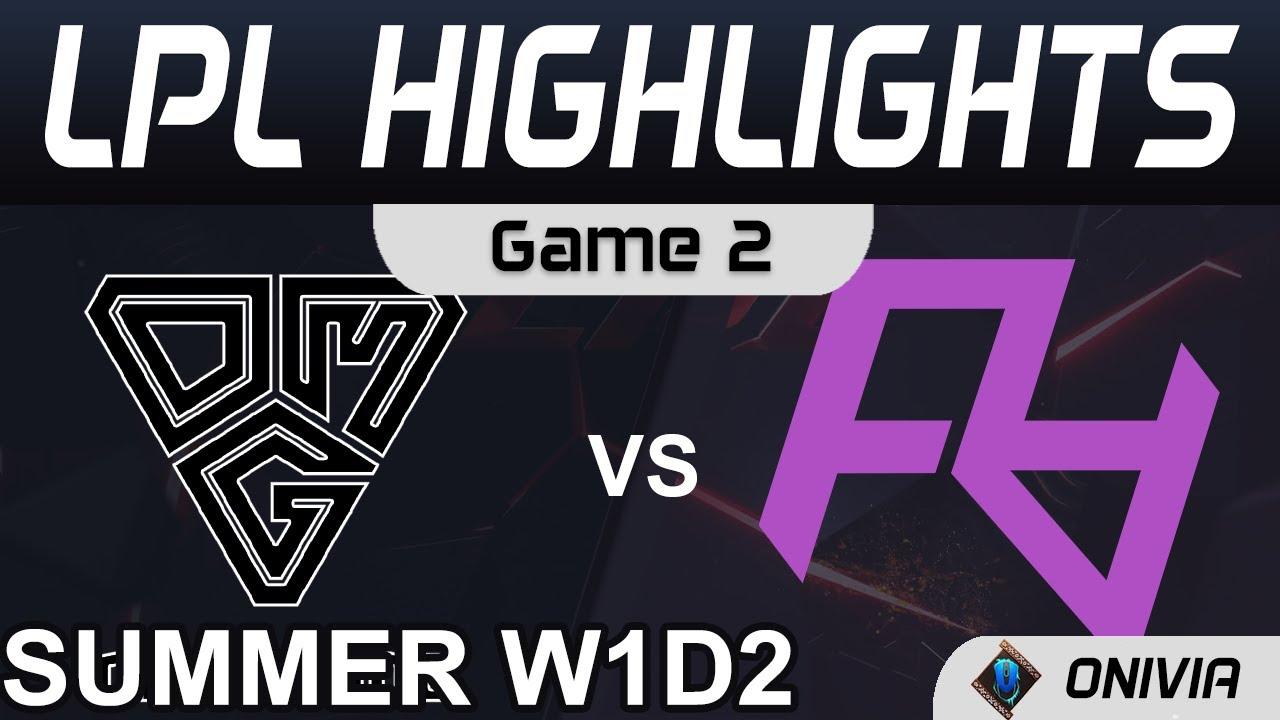 OMG vs RA Highlights Game 2 LPL Summer Season 2021 W1D2 Oh My God vs Rare Atom by Onivia thumbnail