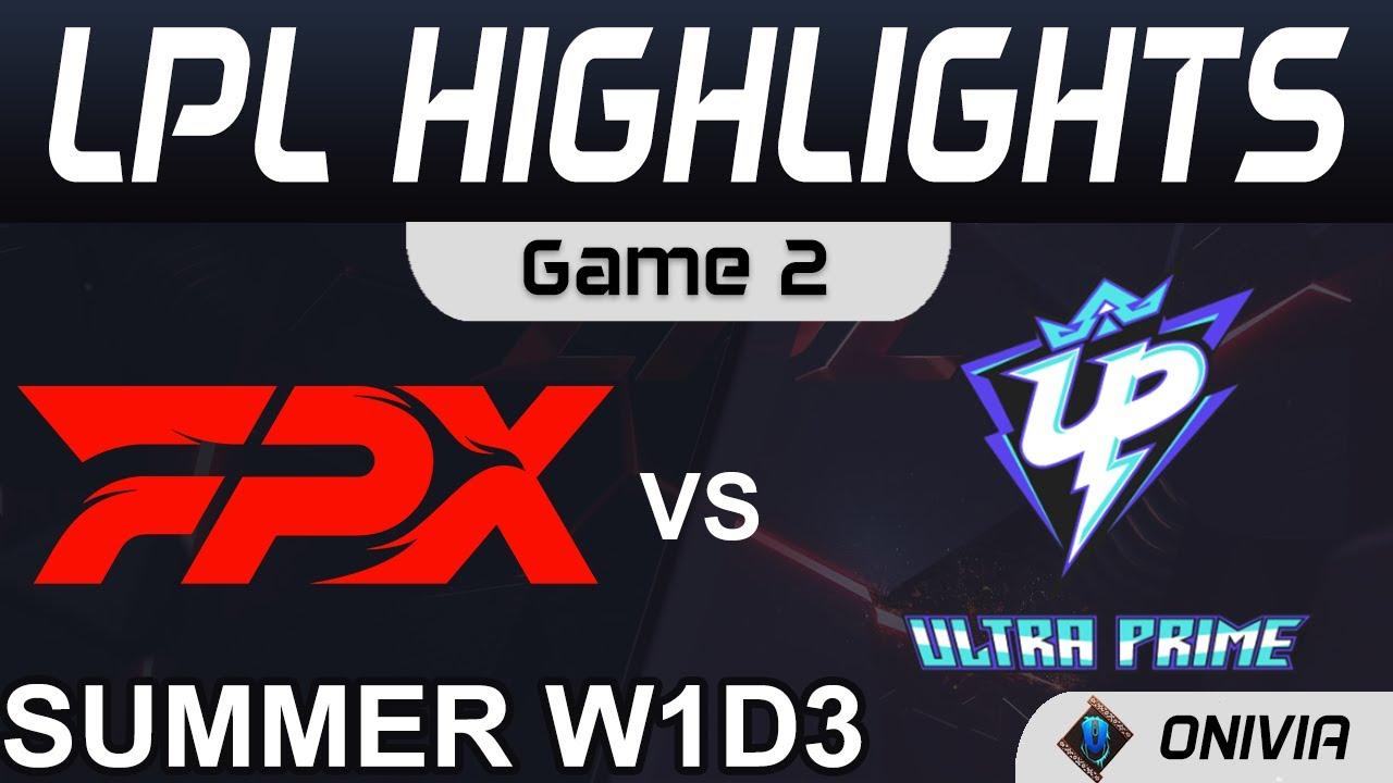 FPX vs UP Highlights Game 2 LPL Summer Season 2021 W1D3 FunPlus Phoenix vs Ultra Prime by Onivia thumbnail