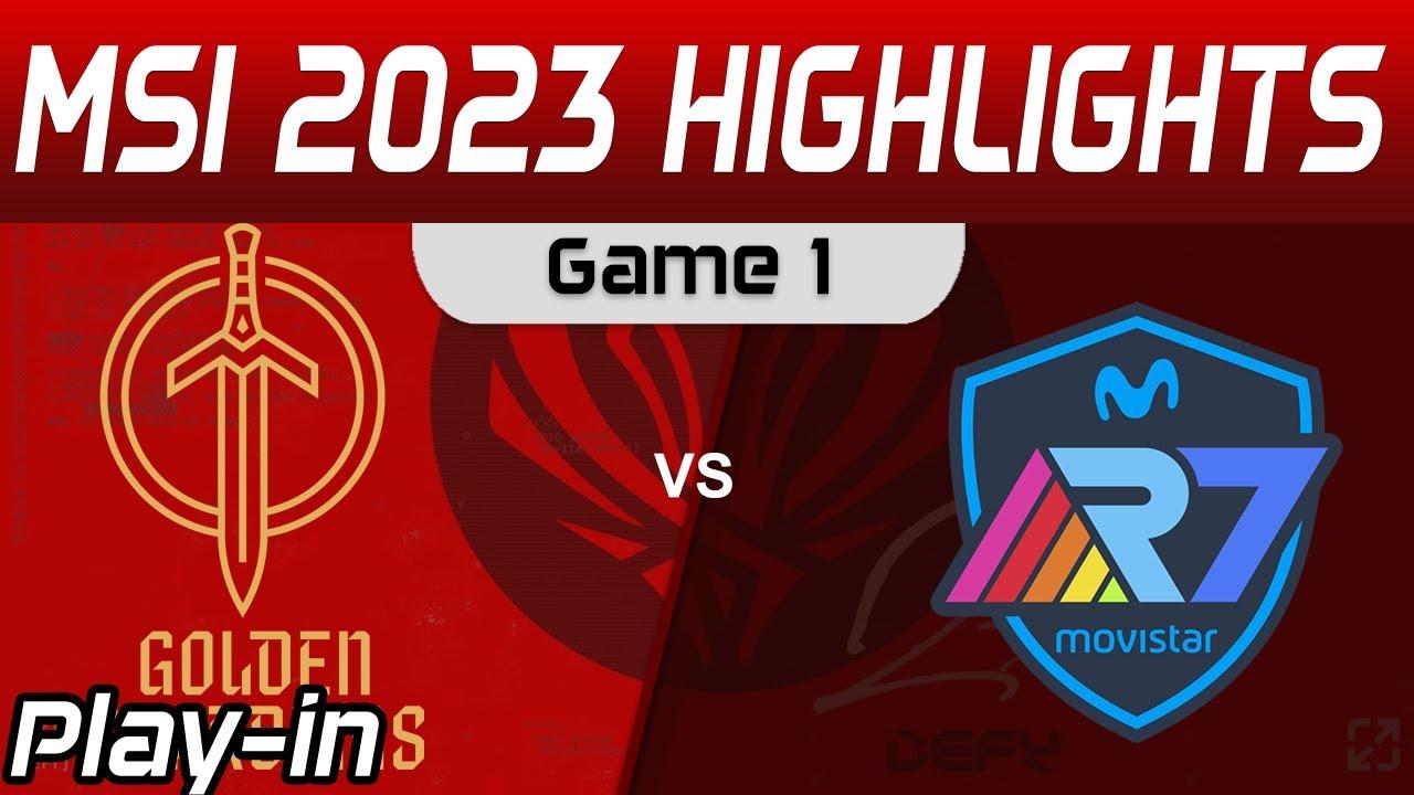 GG vs R7 Highlights Game 1 Day 5 MSI 2023 Play IN Golden Guardians vs Movistar R7 by Onivia thumbnail