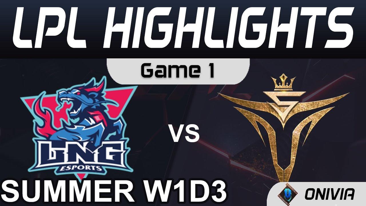 LNG vs V5 Highlights Game 1 LPL Summer Season 2021 W1D3 LNG Esports vs Victory Five by Onivia thumbnail