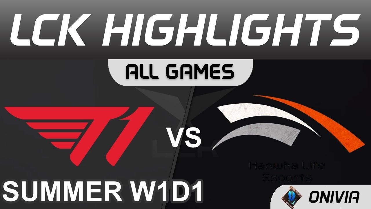 T1 vs HLE Highlights ALL GAMES LCK Summer Season 2021 W1D1 T1 vs Hanwha Life Esports by Onivia thumbnail