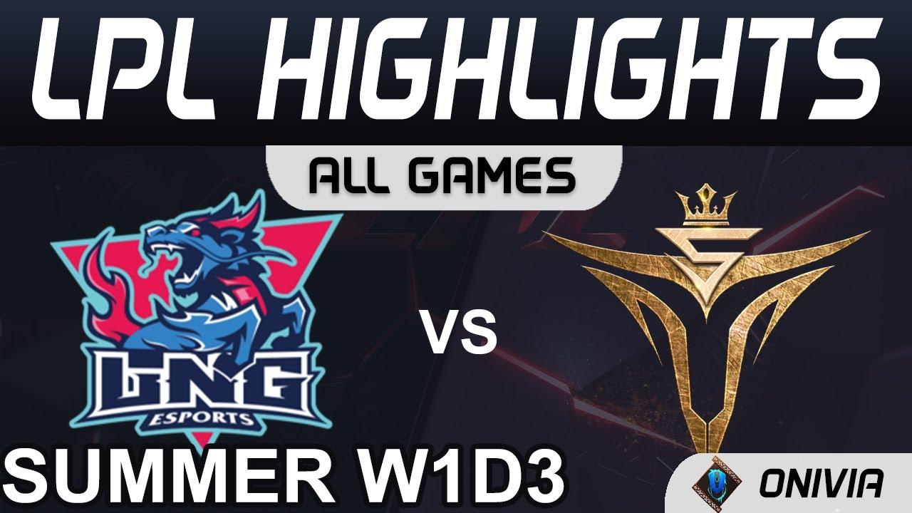 LNG vs V5 Highlights ALL GAMES LPL Summer Season 2021 W1D3 LNG Esports vs Victory Five by Onivia thumbnail