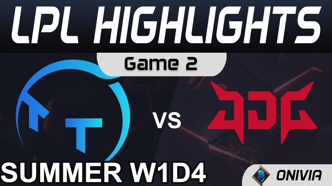 TT vs JDG Highlights Game 2 LPL Summer Season 2021 W1D4 ThunderTalk Gaming vs JD Gaming by Onivia thumbnail