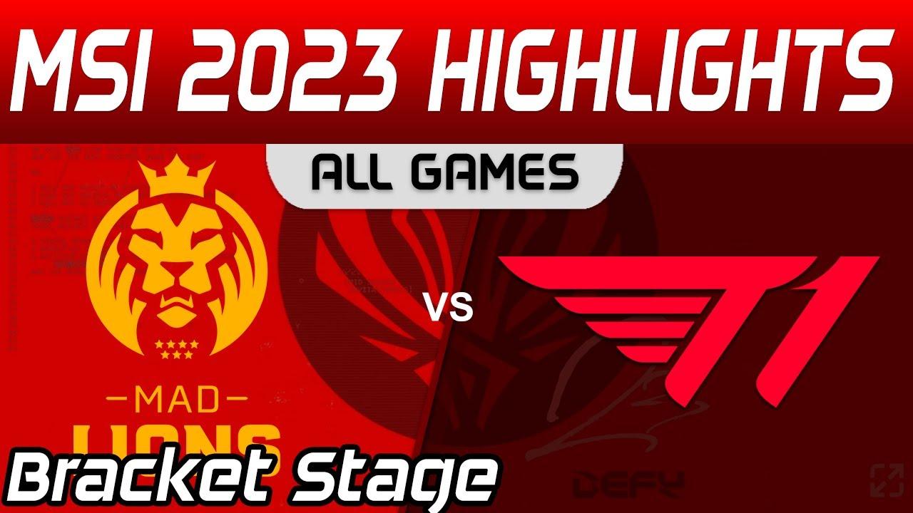 MAD vs T1 Highlights ALL GAMES Bracket Stage Round 1 MSI 2023 MAD Lions vs T1 by Onivia thumbnail