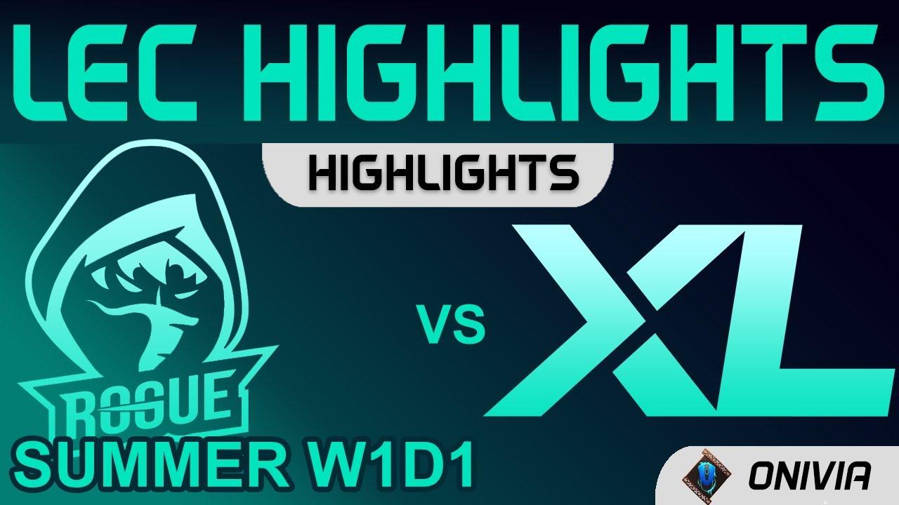 RGE vs XL Highlights LEC Summer Season 2021 W1D1 Rogue vs Excel Esports by Onivia thumbnail