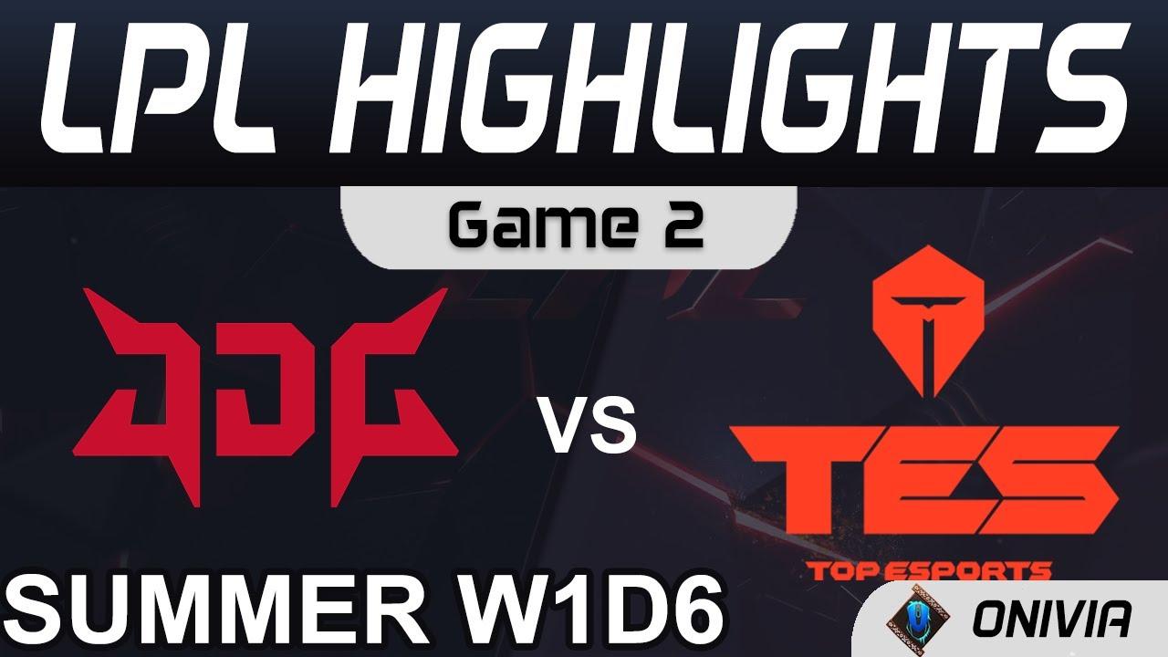 JDG vs TES Highlights Game 2 LPL Summer Season 2021 W1D6 JD Gaming vs Top Esports by Onivia thumbnail