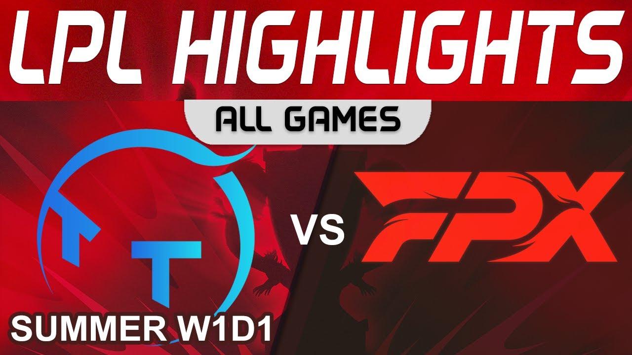 TT vs FPX Highlights ALL GAMES LPL Summer Season 2023 W1D1 ThunderTalk Gaming vs FunPlus Phoenix thumbnail