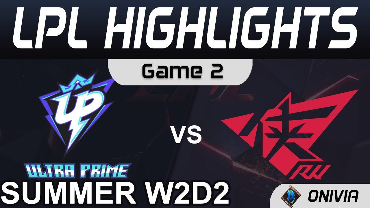 UP vs RW Highlights Game 2 LPL Summer Season 2021 W2D2 Ultra Prime vs Rogue Warriors by Onivia thumbnail