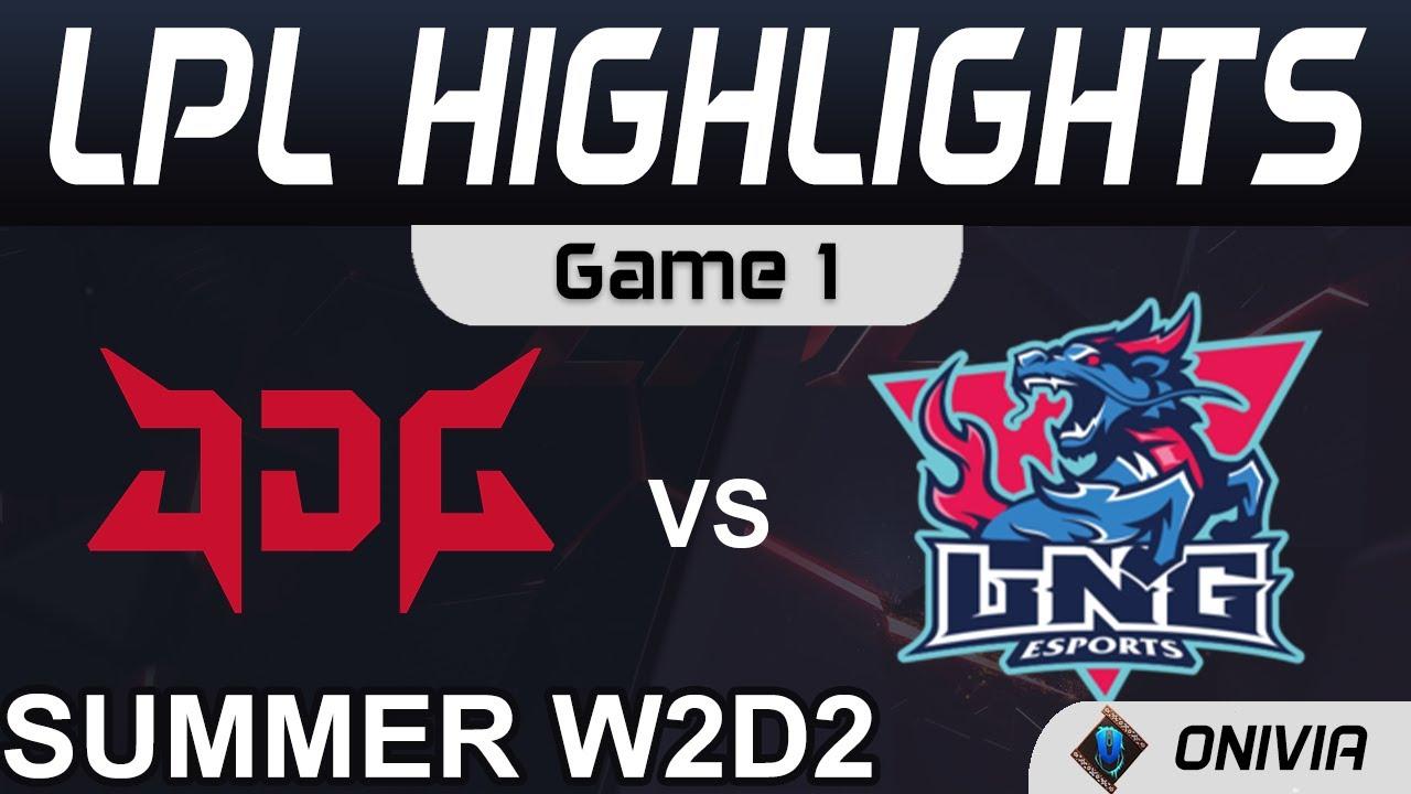 JDG vs LNG Highlights Game 1 LPL Summer Season 2021 W2D2 JD Gaming vs LNG Esports by Onivia thumbnail