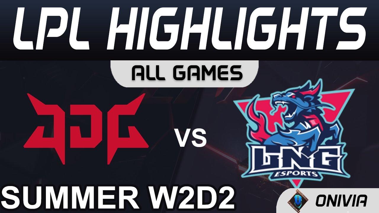 JDG vs LNG Highlights ALL GAMES LPL Summer Season 2021 W2D2 JD Gaming vs LNG Esports by Onivia thumbnail