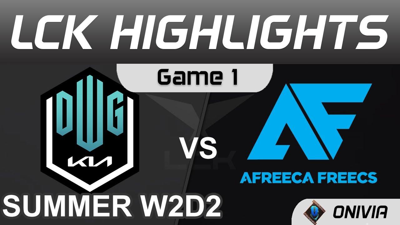 DK vs AF Highlights Game 1 LCK Summer Season 2021 W2D2 DWG KIA vs Afreeca Freecs by Onivia thumbnail