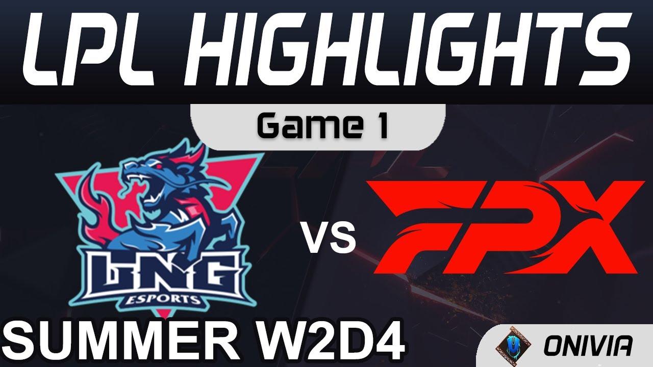 LNG vs FPX Highlights Game 1 LPL Summer Season 2021 W2D4 LNG Esports vs FunPlus Phoenix by Onivia thumbnail