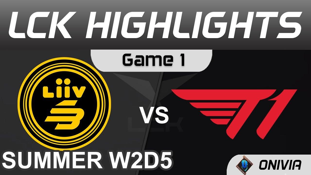 LSB vs T1 Highlights Game 1 LCK Summer Season 2021 W2D5 Liiv SANDBOX vs T1 by Onivia thumbnail