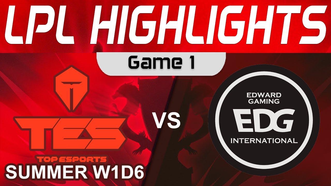 TES vs EDG Highlights Game 1 LPL Summer Season 2023 W1D6 Top Esports vs EDward Gaming by Onivia thumbnail