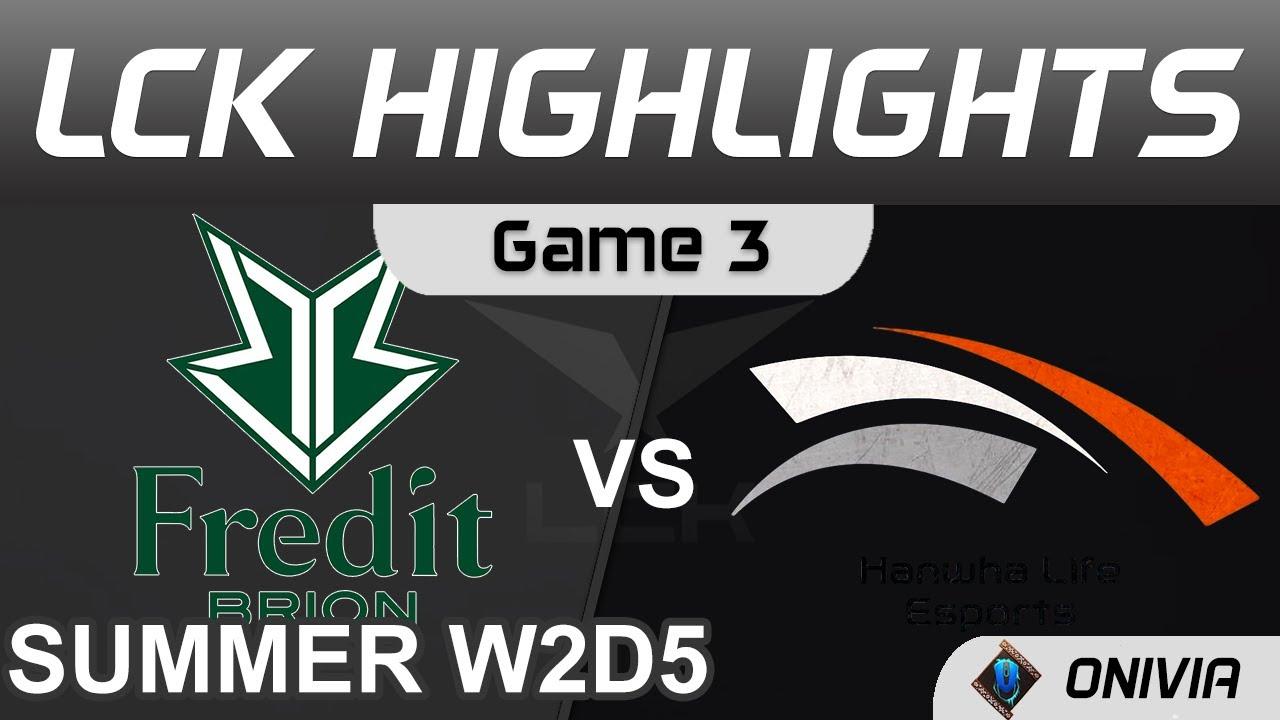 BRO vs HLE Highlights Game 3 LCK Summer Season 2021 W2D5 Fredit BRION vs Hanwha Life Esports by Oniv thumbnail