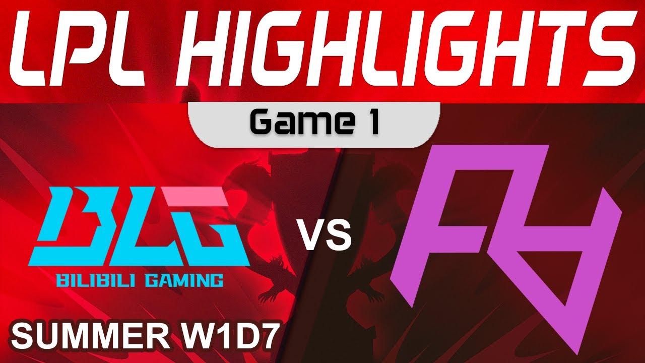 BLG vs RA Highlights Game 1 LPL Summer Season 2023 W1D7 Bilibili Gaming vs Rare Atom by Onivia thumbnail