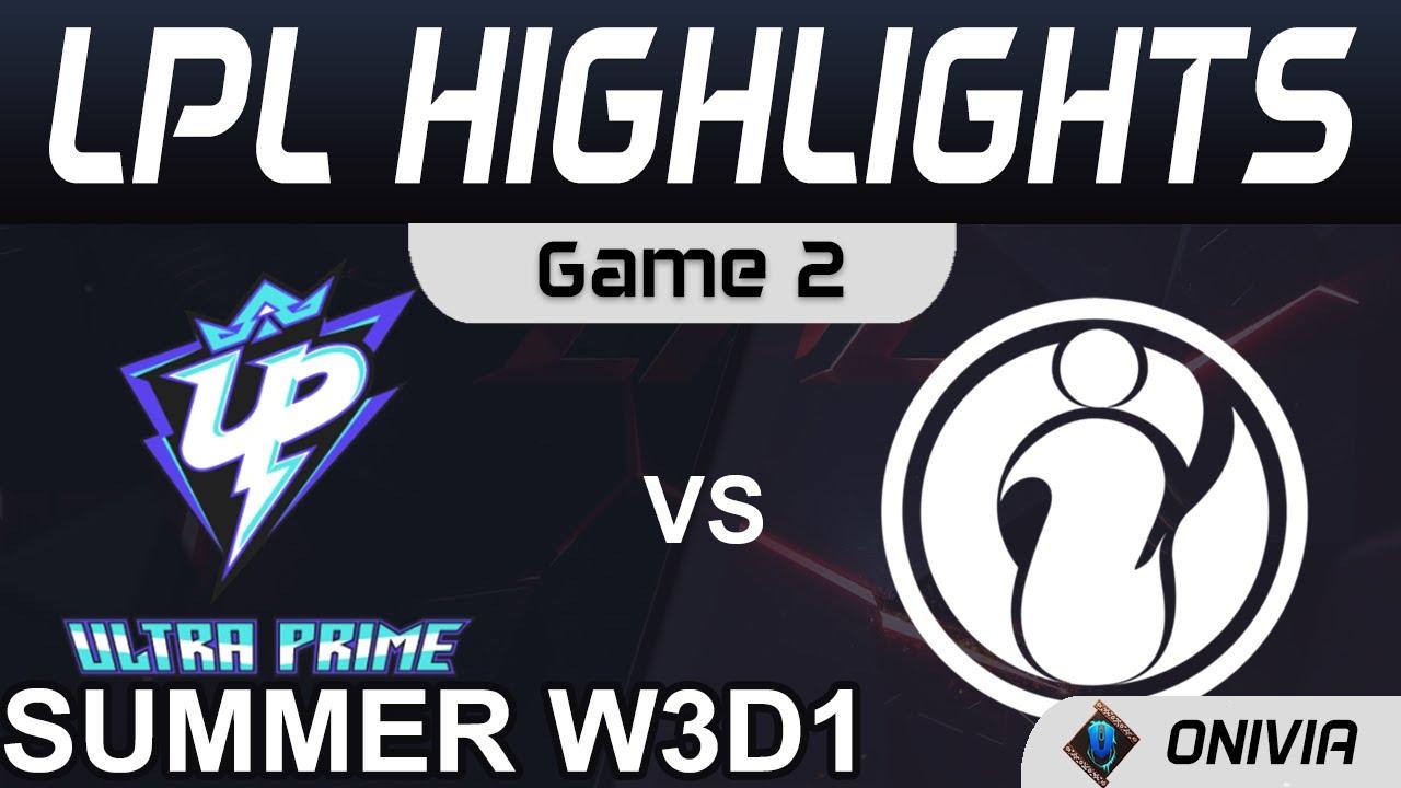 UP vs IG Highlights Game 2 LPL Summer Season 2021 W3D1 Ultra Prime vs Invictus Gaming by Onivia thumbnail